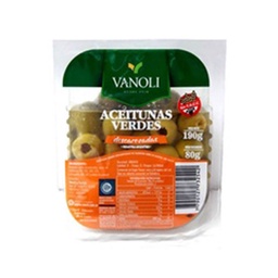 Aceitunas Verdes Descarozadas Vanoli 100 g.