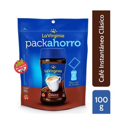 Café Instantáneo La Virginia Clásico Dp 100 g.