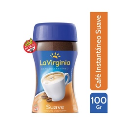 Café Instantáneo La Virginia Suave Frasco 100 g.