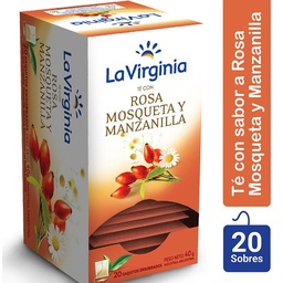 Té de Manzanilla en Saquitos La Virginia Rosa Mosqueta 20 u.