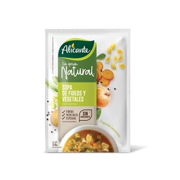 Sopa Alicante Fideos con Vegetales Caja 59 g.