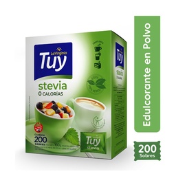 Edulcorante Tuy Stevia Equilibrado Sobre x 200 uni