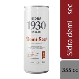 Sidra 1930 Saccani Demi Sec Lata 355 cc.