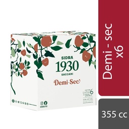 Sidra 1930 Saccani Demi Sec Lata 355 cc. x 6 uni