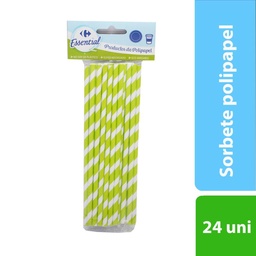 Sorbete Polipapel Essential Rayado x 24