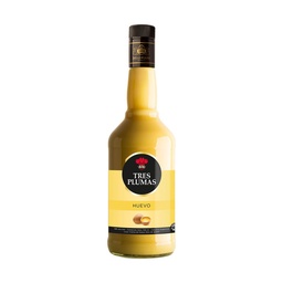 Licor Tres Plumas de Crema de Huevo Botella 700 cc.