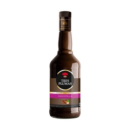 Licor Tres Plumas de Avellanas Chocotella 700 cc.