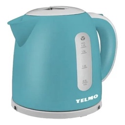 Pava Eléctrica Yelmo Pe-3909 Desayuno Celeste 220V 1.7l