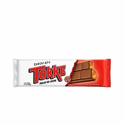 Tableta de Chocolate Tokke Dulce de Leche 72 g.