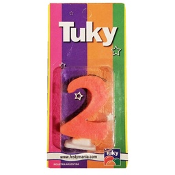 Vela Tuky Flúor Nº 2 1 u.