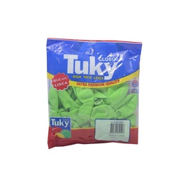 Globo Tuky Verde 9'' X 25 uni