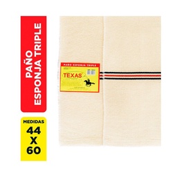 Paño Esponja Triple 44x60 Silvetex