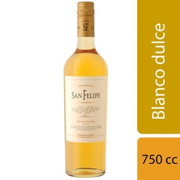 Vino Blanco Dulce Tardío San Felipe Roble 750 cc.