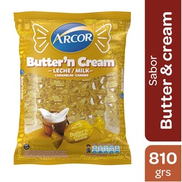 Caramelos Butter'n Cream Leche 810 g.