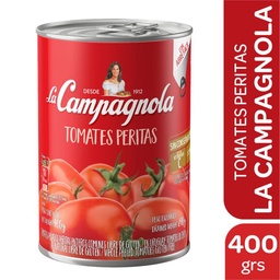 Tomate Pelado Perita La Campagnola Lata 400 g.