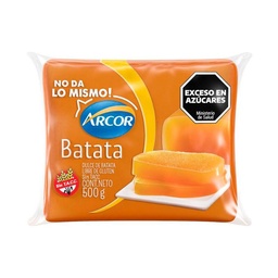 Dulce de Batata Arcor Sachet x 500 g.