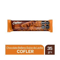 Tableta Choco y Dulce de Leche Cofler 38 g.