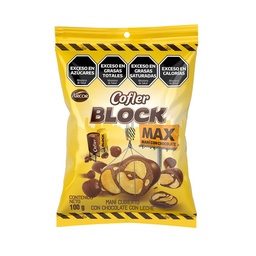 Chocolate con Maní Mini Block Cofler 100 g.