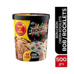 Helado Duo Bonobon y Rocklets en Pote 500 g.