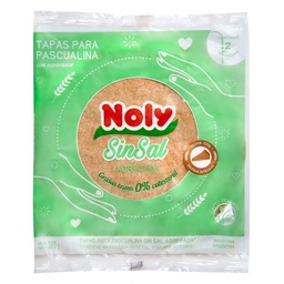 Tapa para Pascualina Integral Doña Noly Sin Sal Bolsa x 2 uni