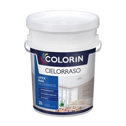 Latex para Cielorraso Antihongos 20 lts Blanco Mate Colorin