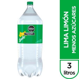 Gaseosa Lima Limón Sprite Regular Pet 3 lts