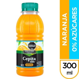 Jugo Cepita Del Valle Cero Azúcares Agregada Naranja 300 cc.