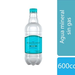 Agua de Mesa Benedictino Sin Gas Pet 600 cc.
