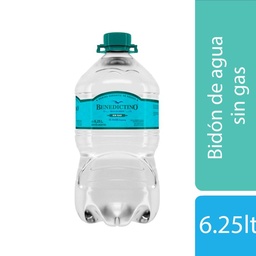 Agua de Mesa Benedictino Sin Gas 6.25 l.