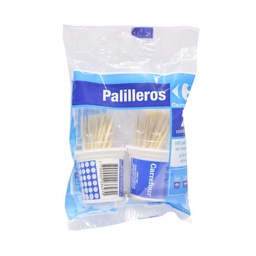 Palillos Carrefour 2 x 50 u.