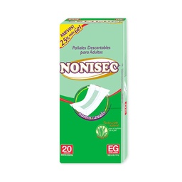 Pañales para Adulto Nonisec con Gel Talle Xg 20 u.