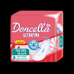 Toalla Femenina Doncella Ultrafina con Alas x 8 uni