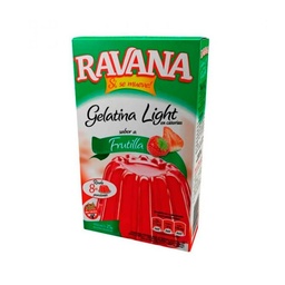 Gelatina Diet Ravana Sabor Frutilla 25 g.