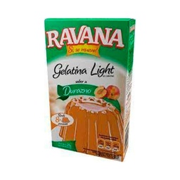 Gelatina Diet Ravana Sabor Durazno 25 g.