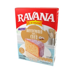 Bizcochuelo de Coco Ravana Caja 540 g.