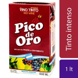 Vino Tinto Pico de Oro 1 l.