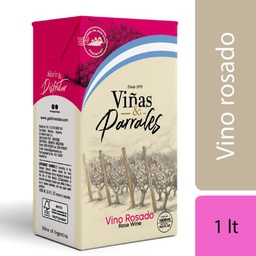 Vino Rosado Viñas y Parrales Tetra 1 l.