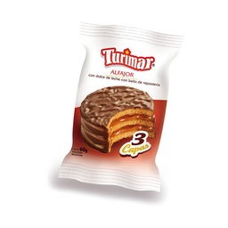 Alfajor Turimar Chocolate Triple 60 g.