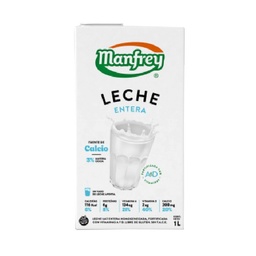 Leche Entera Larga Vida Manfrey 1 l.