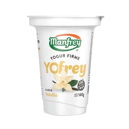 Yogur Firme Manfrey Vainilla 140 g.