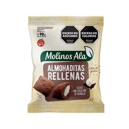 Almohaditas Rellenas Molinos Ala Cacao y Vainilla 90 g.