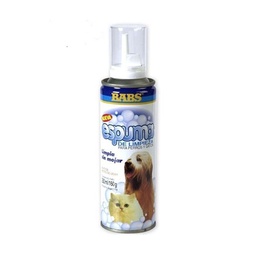 Espuma de Limpieza Seca para Perros y Gatos Babs 250 cc.