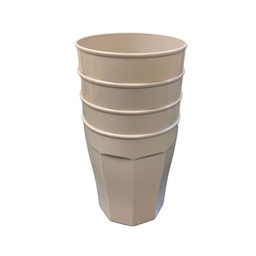 Set de Vasos Carrefour Facetados 350 cc x 4 uni