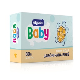 Jabón de Tocador Algabo Baby para Bebé 80 g.