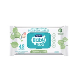 Toallitas Humedas Algabo Baby Biodegradable 48 uni