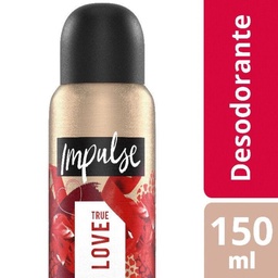 Desodorante Impulse True Love en Aerosol 150 ml