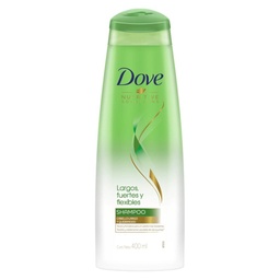 Shampoo Dove Largos Fuertes y Flexibles 400 cc.