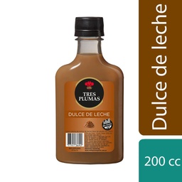 Licor de Dulce de Leche Tres Plumas Petaca 200 cc.