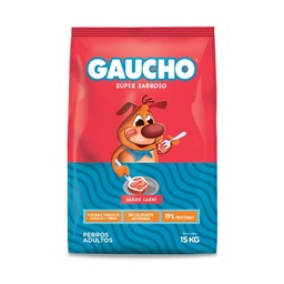 Alimento Seco para Perro Gaucho Adulto Carne 15 kg