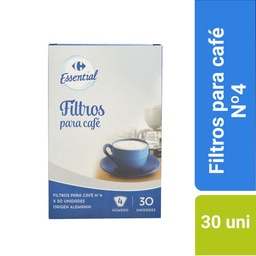 Filtro de Café Essential Nº 4 x 30 uni